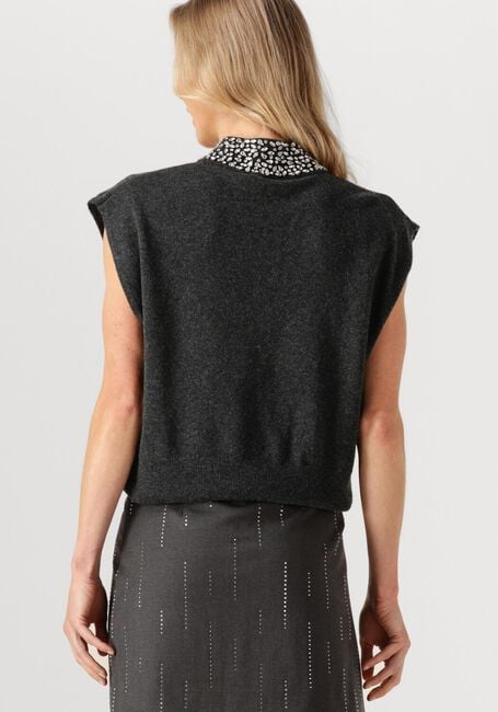 Donkergrijze GESTUZ Trui GZMANZI DECO WAISTCOAT - large