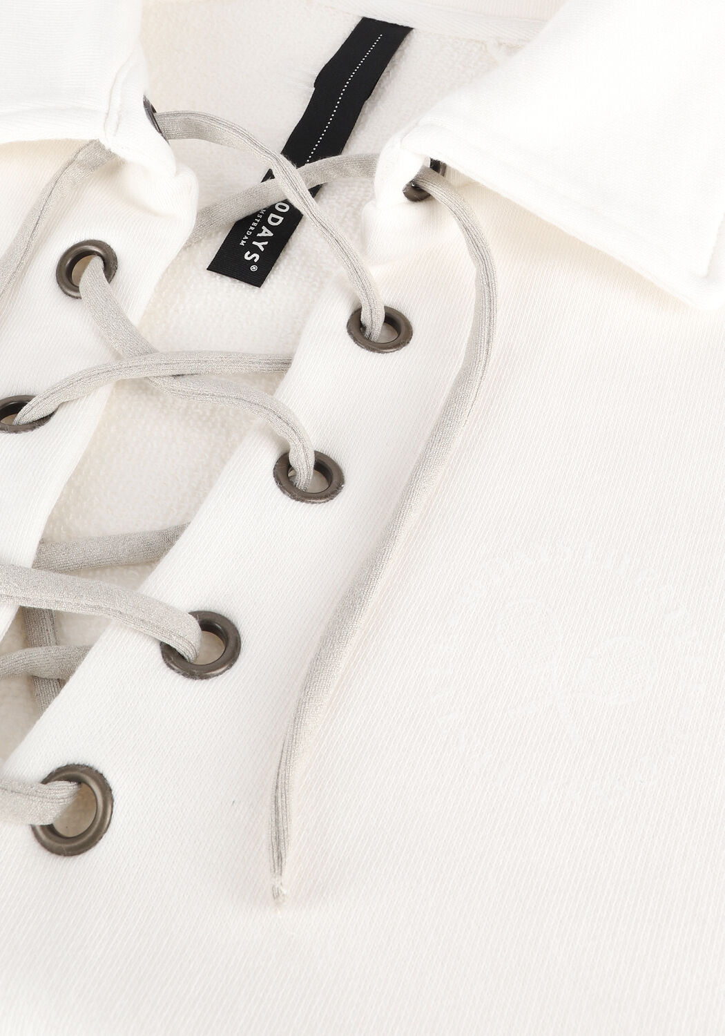 Ecru 10DAYS Sweater POLO LACE SWEATER - large