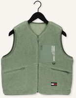 Groene TOMMY JEANS Bodywarmer TJW REVERSIBLE SHERPA VEST Groene TOMMY JEANS Bodywarmer TJW REVERSIBLE SHERPA VEST - medium