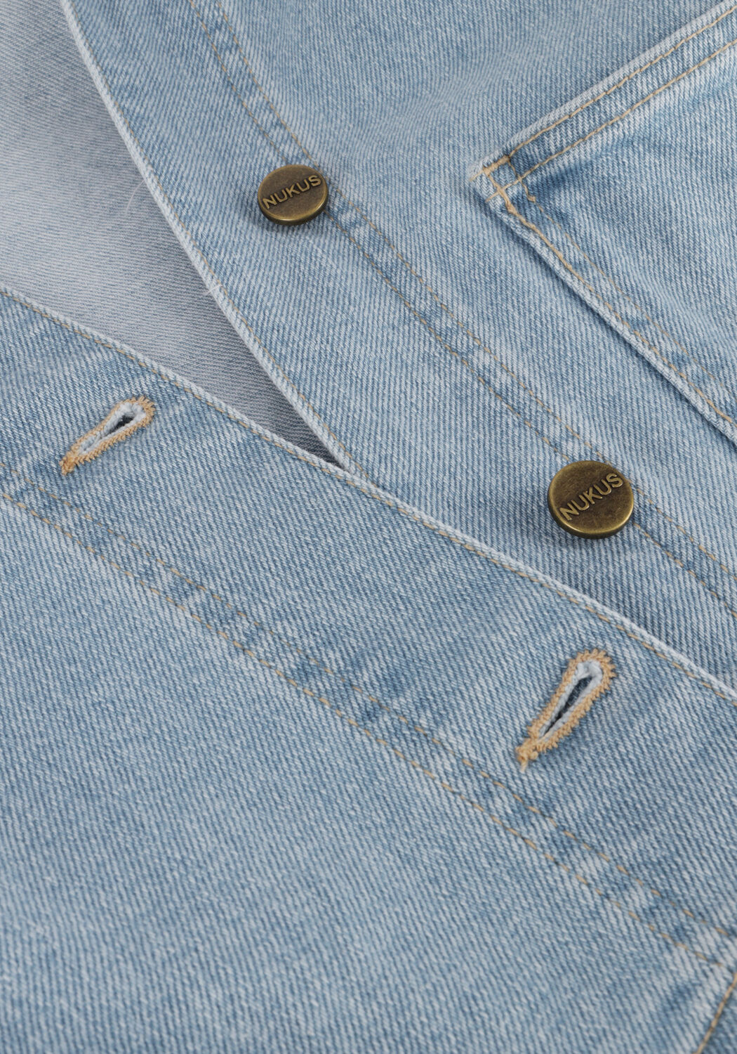 Blauwe NUKUS Spijkerjas SAGE JACKET - large