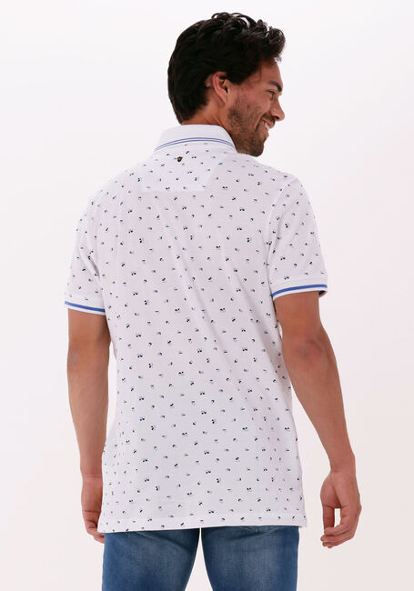Witte PME LEGEND Polo SHORT SLEEVE POLO FINE PIQUE ALL OVER PRINT - large