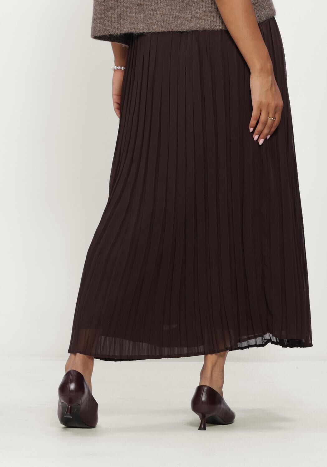 Bruine GRACE & MILA Maxirok SKIRT - large