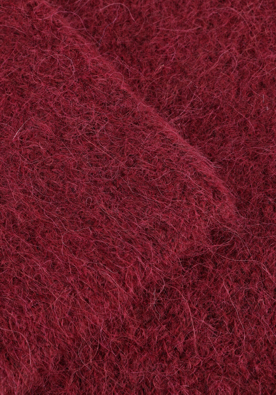 Bordeaux SELECTED WOMEN Trui SLFGABELLA LS KNIT O-NECK CAMP - large