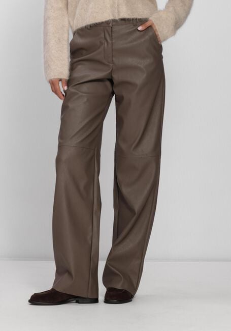Taupe KNIT-TED Wijde broek NAOMI PANT - large
