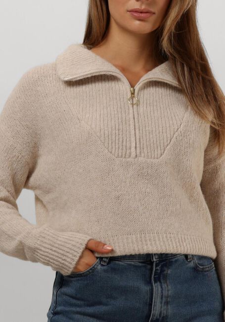 Beige BY-BAR Trui BOXY BEAU PULLOVER - large