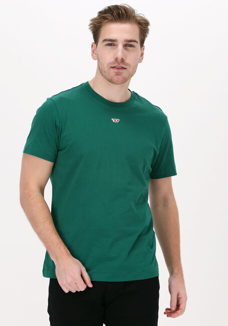Donkergroene DIESEL T-shirt T-DIEGOR-D - large
