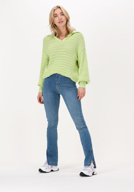 Blauwe NA-KD Skinny jeans SIDE SLIT SKINNY JEANS - large