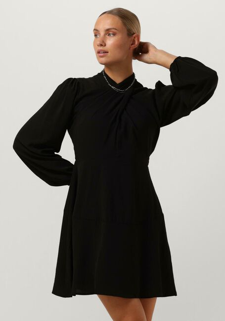 Zwarte FREEBIRD Mini jurk WV-DRAPE-2-PES-23-3 - large