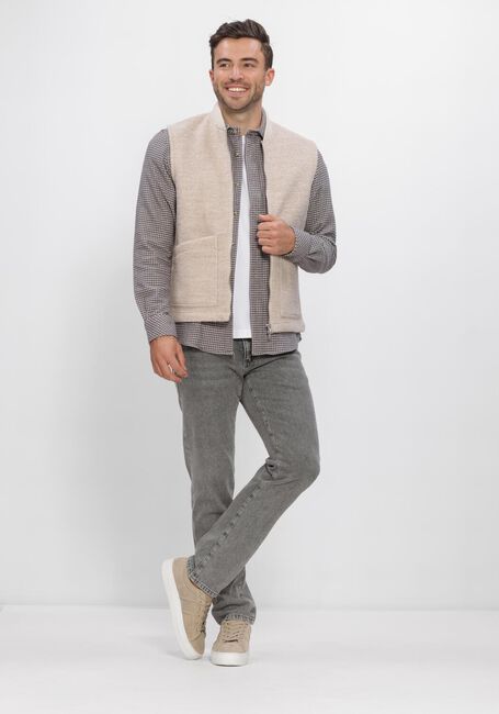 Beige DSTREZZED Bodywarmer DS_NILS TEDDY VEST - large