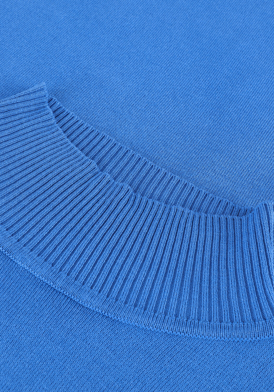 Lichtblauwe MINUS Top LIMA ROLL NECK KNIT - large