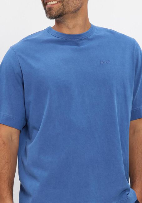 Blauwe FOR&Eacute;T T-shirt PARK LOOSE FIT T-SHIRT - large