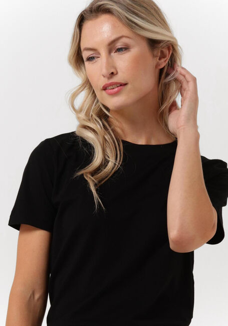 Zwarte SELECTED FEMME T-shirt SLFMYESSENTIAL SS O-NECK TEE - large