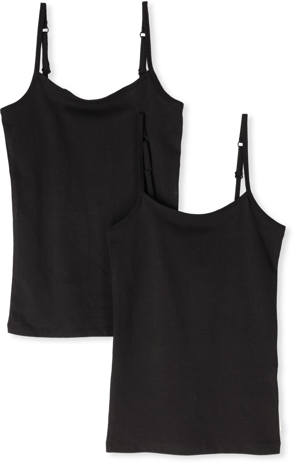 VINGINO Meisjes Nachtkleding Girls Singlet 2 Pack Zwart