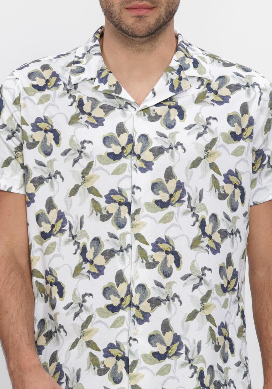 Groene DESOTO Casual overhemd CASUAL LIDO 1/2 - large