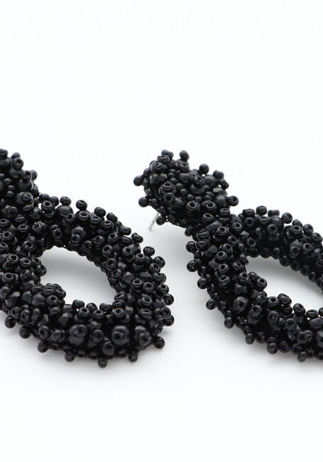 Zwarte PAULIE POCKET Oorbellen STONE OVAL LIZZY EARRINGS - large