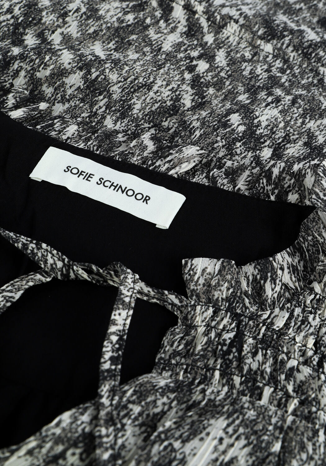 Grijze SOFIE SCHNOOR Mini jurk MALITTA - large