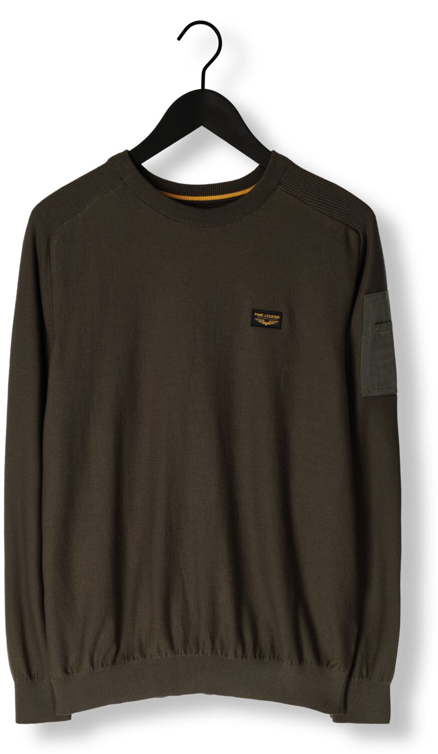 PME LEGEND Heren Truien & Vesten R-neck American Classic Buckley Knit Groen