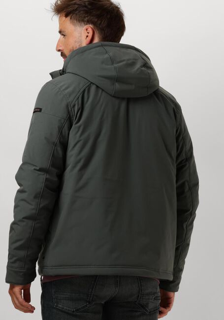 Groene CAST IRON Jack SHORT JACKET SOFTSHELL SUPERBOLT - large
