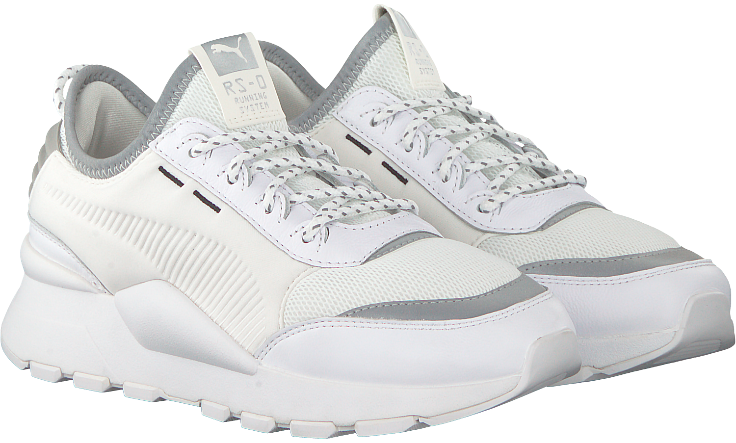 Witte PUMA Sneakers RS-0 OPTIC POP DAMES | Omoda Witte PUMA Sneakers RS-0 OPTIC POP DAMES | Omoda