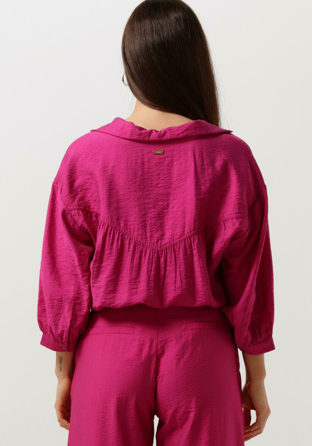 POM AMSTERDAM Dames Blouses Violet Fuchsia Blouse Roze