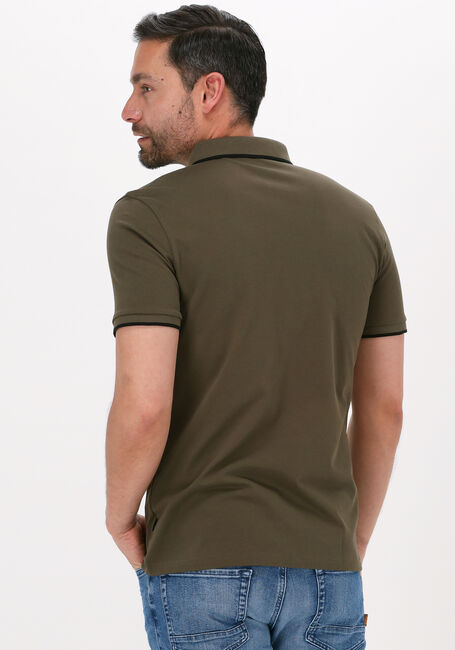 Groene BOSS ORANGE Polo PASSERTIP - large