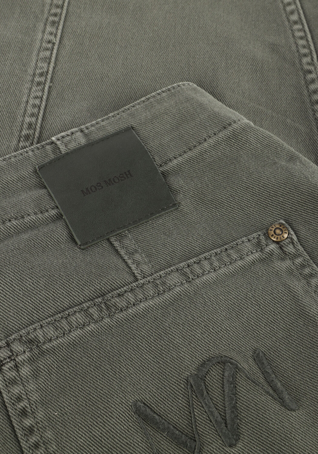 Groene MOS MOSH Barrel jeans MMROSY MELO PANT - large