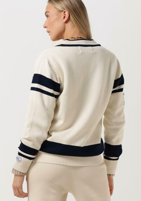 Ecru MERCER AMSTERDAM Vest THE MERCER MONOGRAM CARDIGAN - large