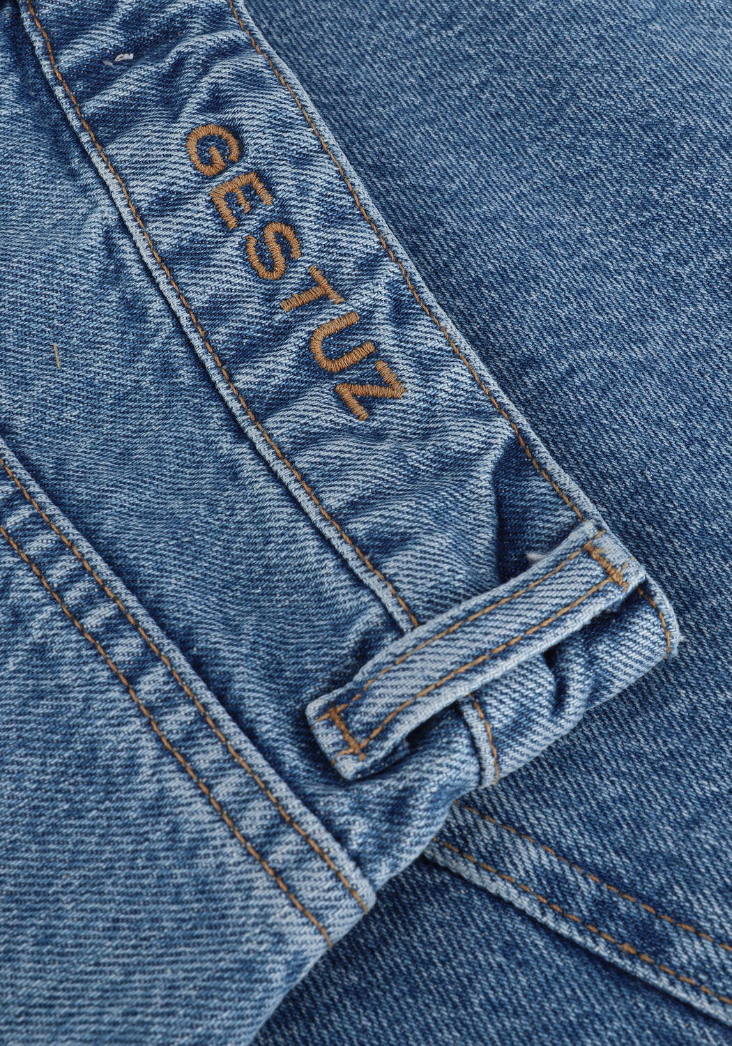 Blauwe GESTUZ Minirok DENA HW MINI SKIRT - large