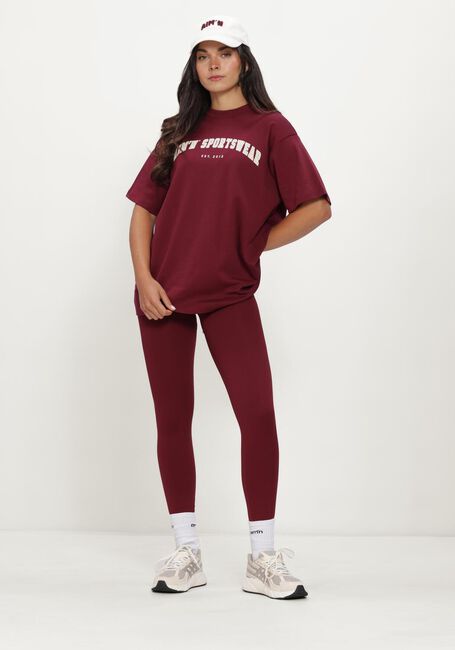 Bordeaux AIM'N T-shirt VARSITY BOYFRIEND T-SHIRT - large