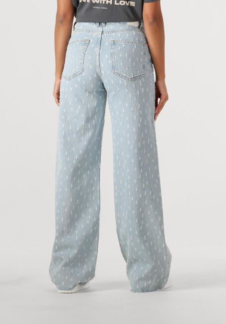 Lichtblauwe CATWALK JUNKIE Wide jeans JEANS LOOSE WITH TEXTURED FABRIC - large