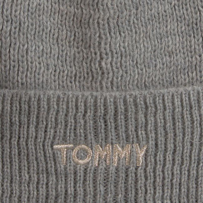 Grijze TOMMY HILFIGER Muts EFFORTLESS KNIT BEAN Grijze TOMMY HILFIGER Muts EFFORTLESS KNIT BEAN - large
