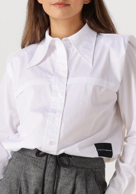Witte HAUTE L'AMITIÉ Blouses POPLIN ROLOU SHIRT - large