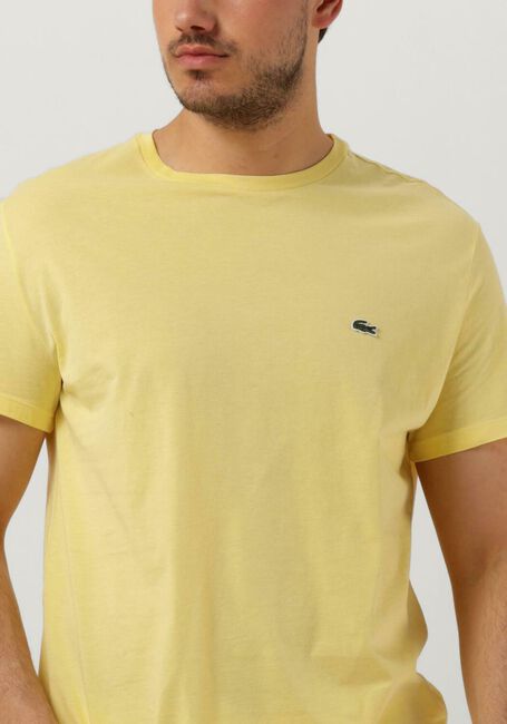 Gele LACOSTE T-shirt 1HT1 MENS TEE-SHIRT 12 - large