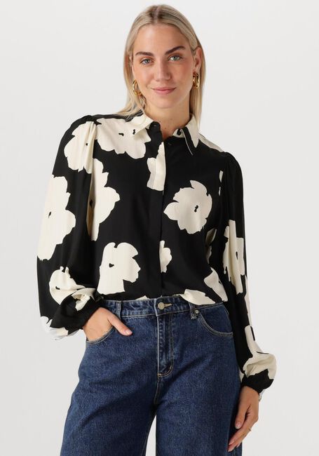Zwarte Y.A.S. Blouses YASASINA LS SHIRT S. - large