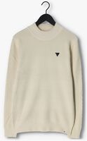 Gebroken wit PUREWHITE Trui JAQUARD MOCKNECK WITH TRIANGLE BADGE ON CHEST