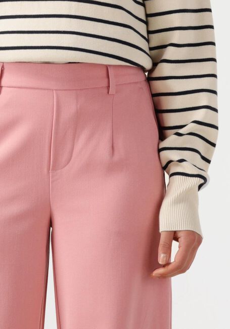Lichtroze OBJECT Pantalon OBJLISA WIDE PANT - large