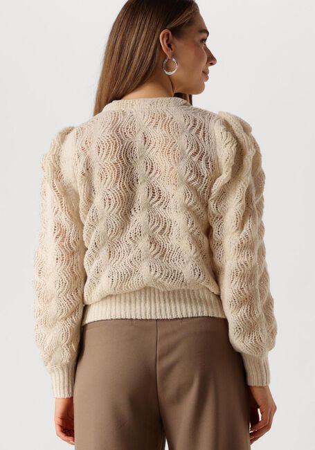 Beige Y.A.S. Vest YASBUBBLE LS KNIT CARDIGAN S. - large