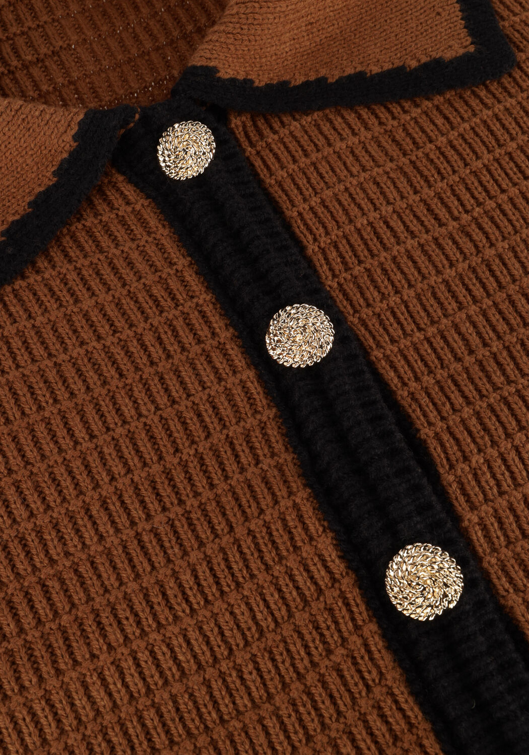 Bruine Y.A.S. Vest YASKLOMA SS KNIT CARDIGAN - large