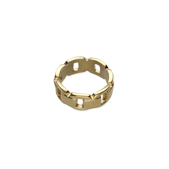 Goudkleurig NOTRE-V Ringen RING SCHAKEL ONE SIZE Goudkleurig NOTRE-V Ringen RING SCHAKEL ONE SIZE - large