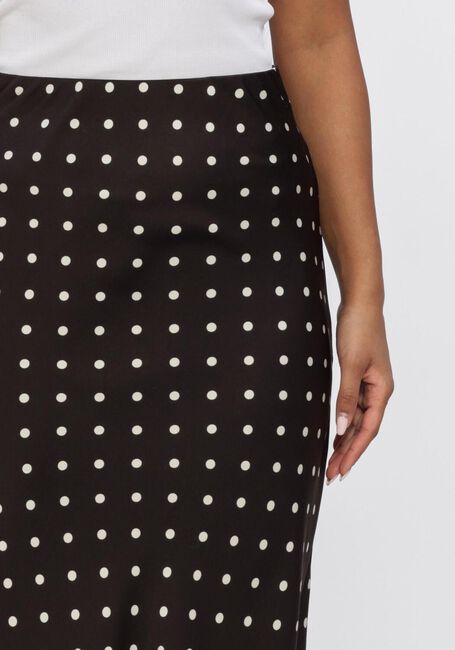 Zwarte NEO NOIR Maxirok VISO DOT SKIRT - large
