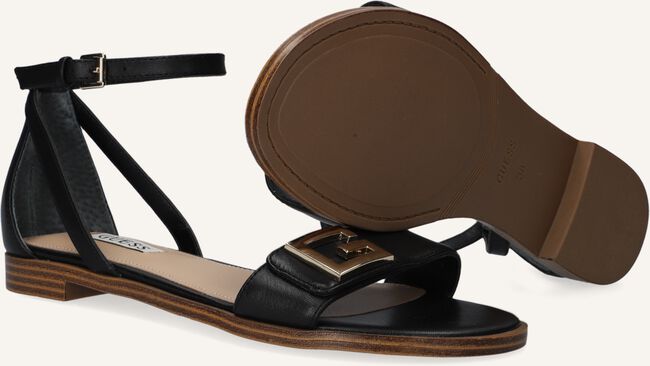 Zwarte GUESS Platte sandalen RASHIDA Zwarte GUESS Platte sandalen RASHIDA - large