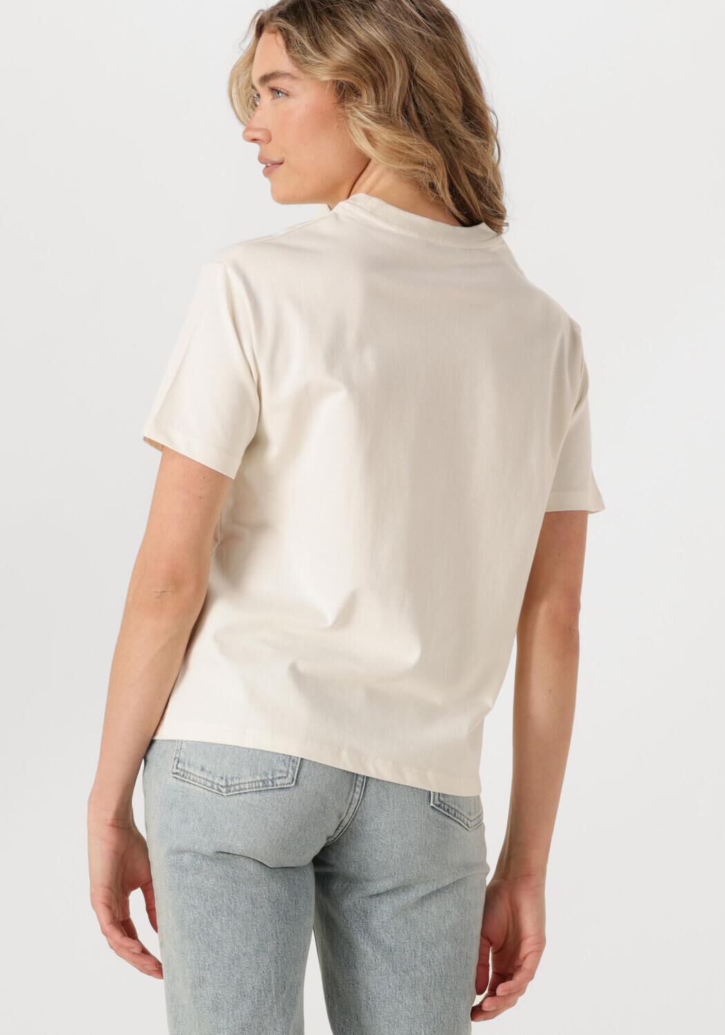 WITHBLACK Dames Tops & T-shirts Wblwilma Ss Tee Ecru