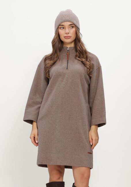 Taupe MOSCOW Mini jurk 78-06-INFLUENCE-2 - large
