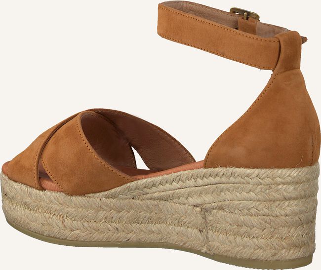 Cognac NOTRE-V Platte sandalen PATTED LEATHER INSOCK Cognac NOTRE-V Platte sandalen PATTED LEATHER INSOCK - large