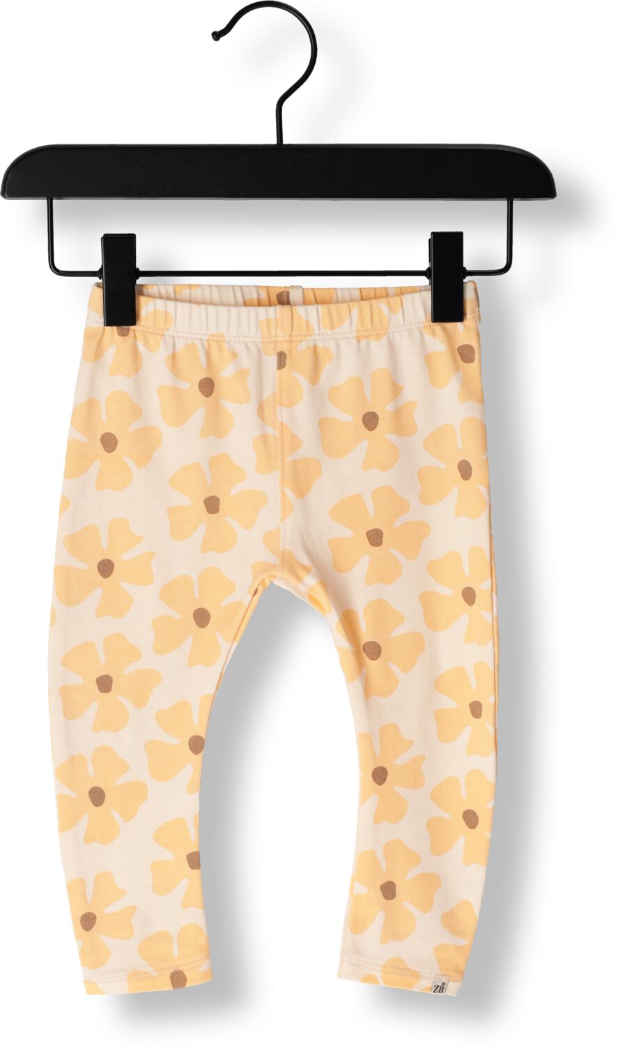 Z8 newborn broek Mio met bloemennpint lichtroze zachtoranje