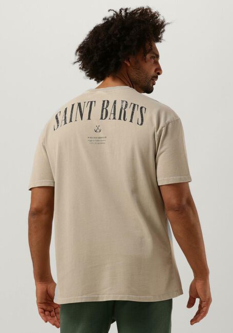 Zand PUREWHITE T-shirt TSHIRT WITH SMALL FRONT LOGO AT SIDE AND BIG BACK PRINT - large