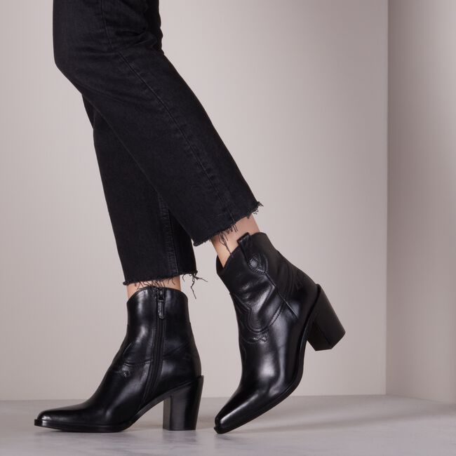 Zwarte NOTRE-V Enkellaarsjes AZ3203 Zwarte NOTRE-V Enkellaarsjes AZ3203 - large