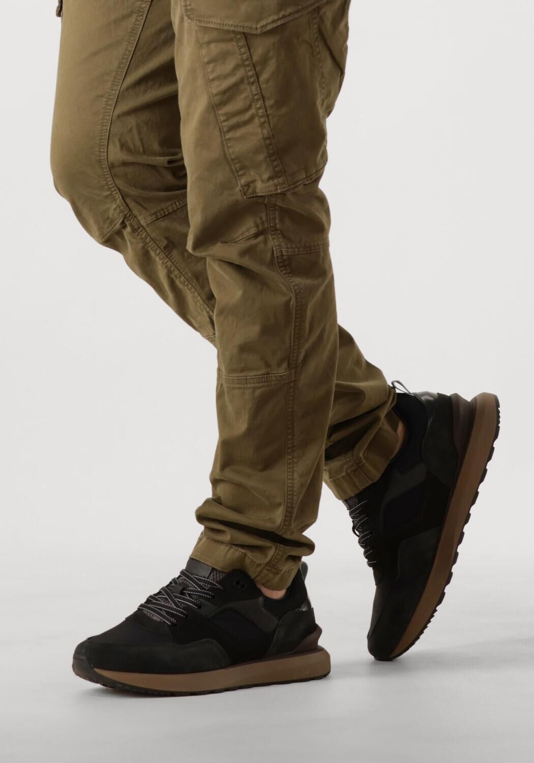 Zwarte CLAY Lage sneakers 13833 - large