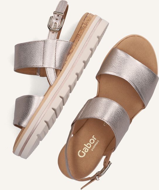 Beige GABOR Platte sandalen 774.1 Beige GABOR Platte sandalen 774.1 - large