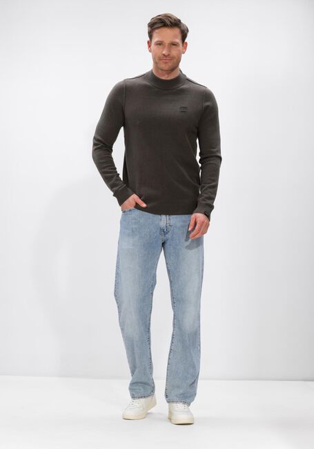 Bruine BUTCHER OF BLUE Trui CLIFDEN MOCK - large